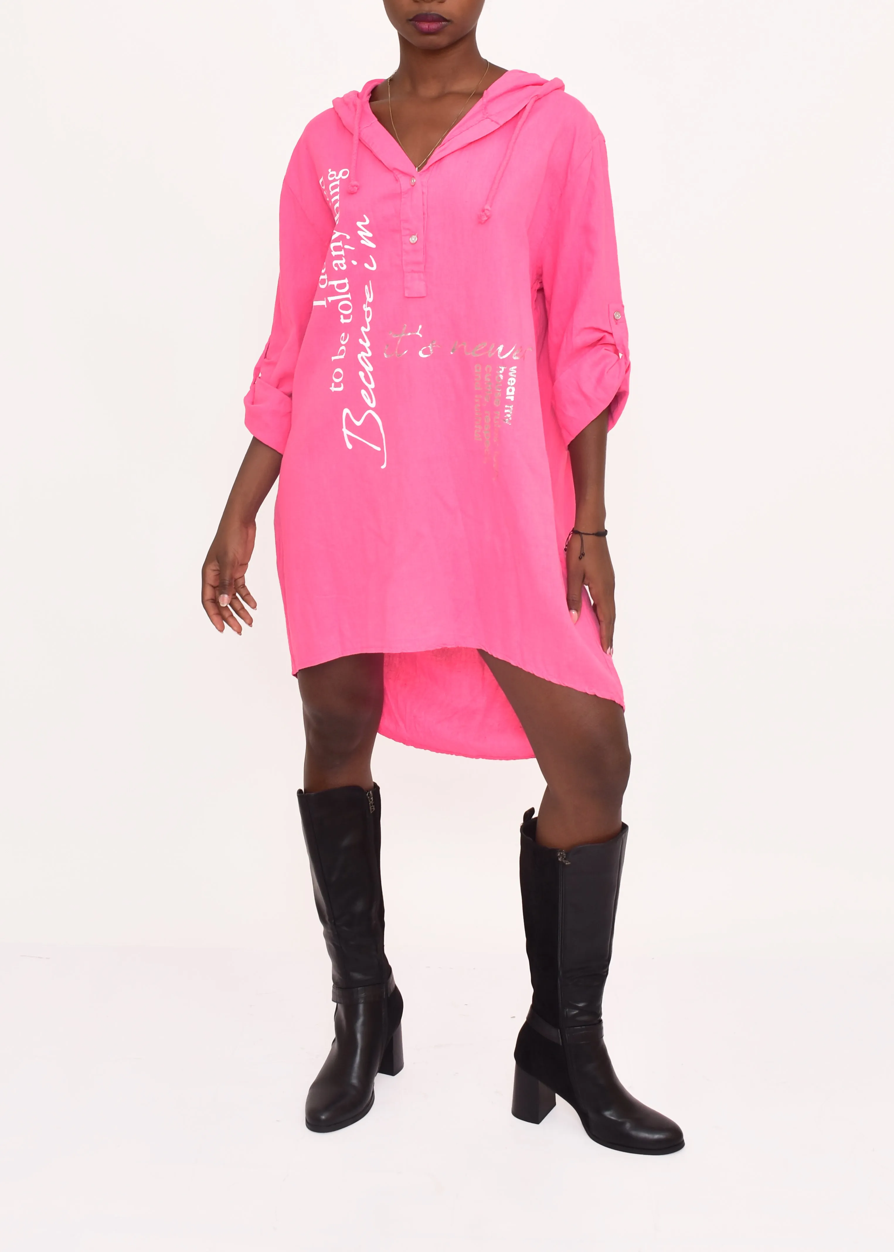 VESTIDO/BLUSN-FUCSIA